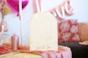 Panneau en bois personnalisable "cosmic love"
