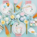 6 bougies "œufs pastel"