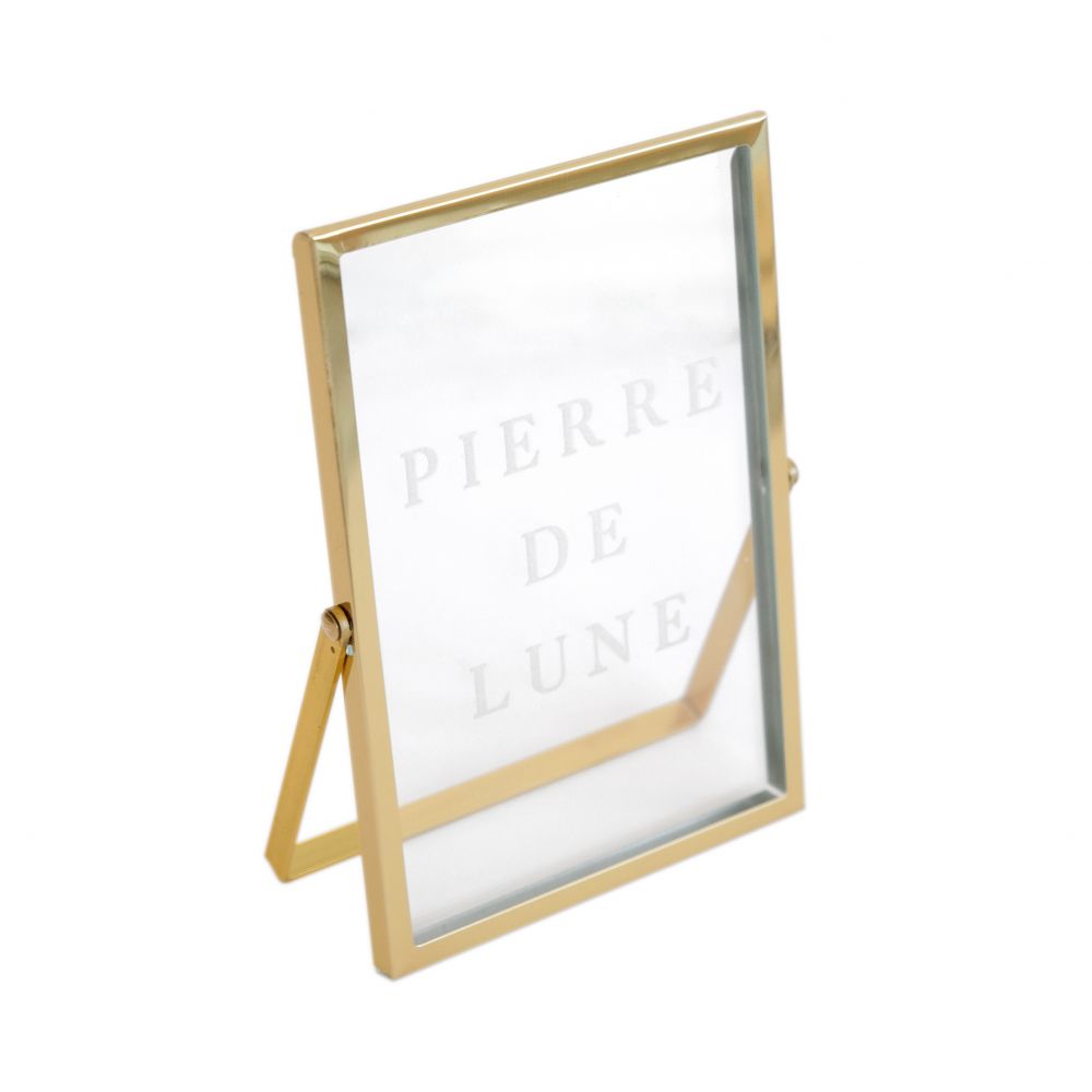 Nom de table cadre en verre "cosmic"