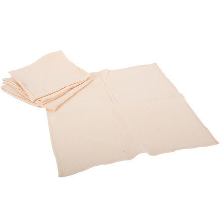 4 serviettes en gaze de...