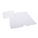 4 serviettes en gaze de coton "blanc"