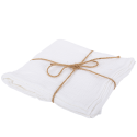 4 serviettes en gaze de coton "blanc"