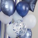 Lot de 10 ballons "navy"