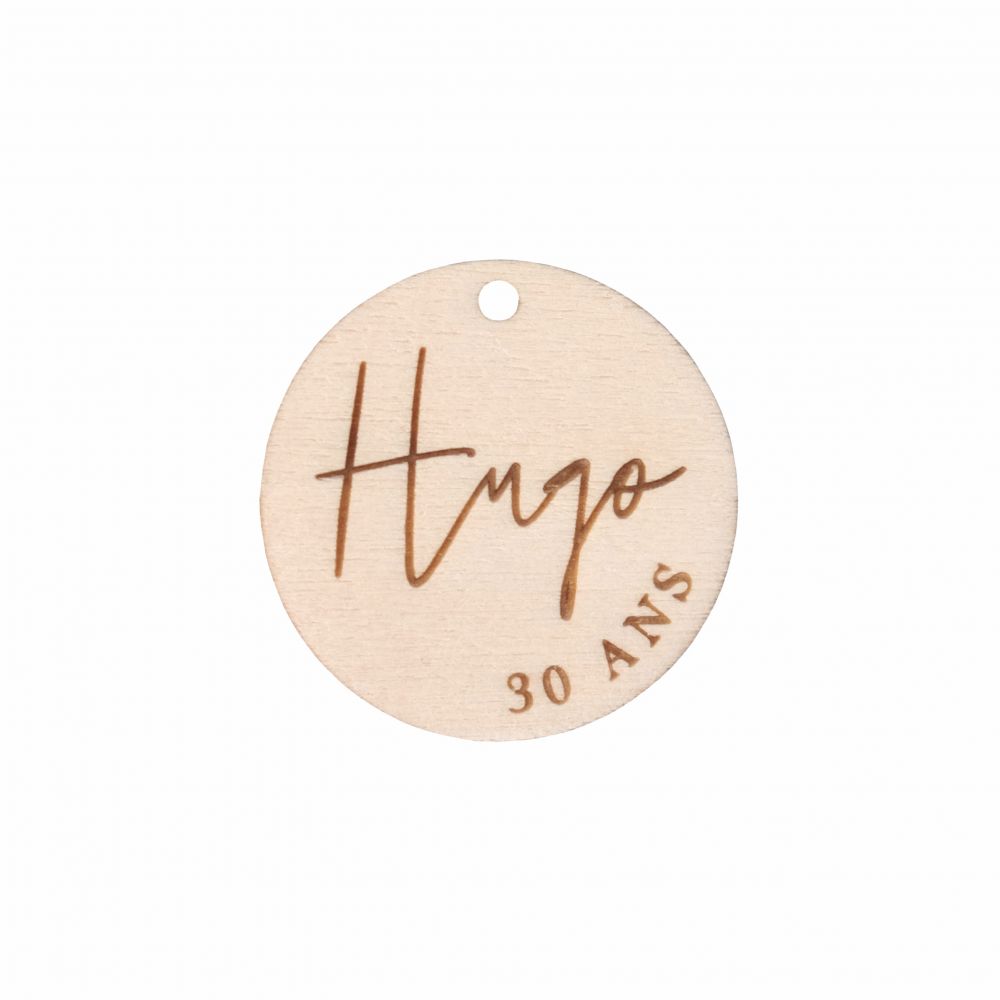 10 étiquettes personnalisable anniversaire - matière au choix