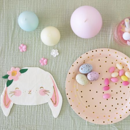 20 Serviettes de table - lapin