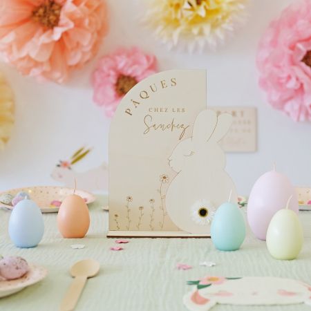 6 bougies "œufs pastel"