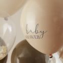 11 ballons "baby shower cappuccino"
