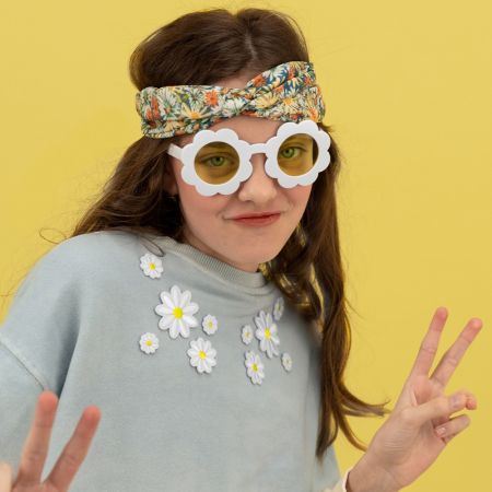 Paire de lunettes "flower...