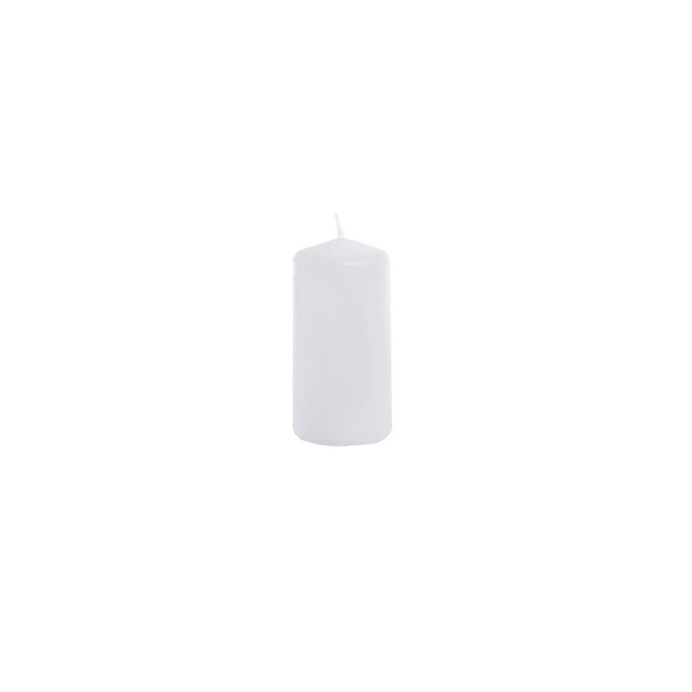 Petite bougie cylindrique blanche - 6 cm