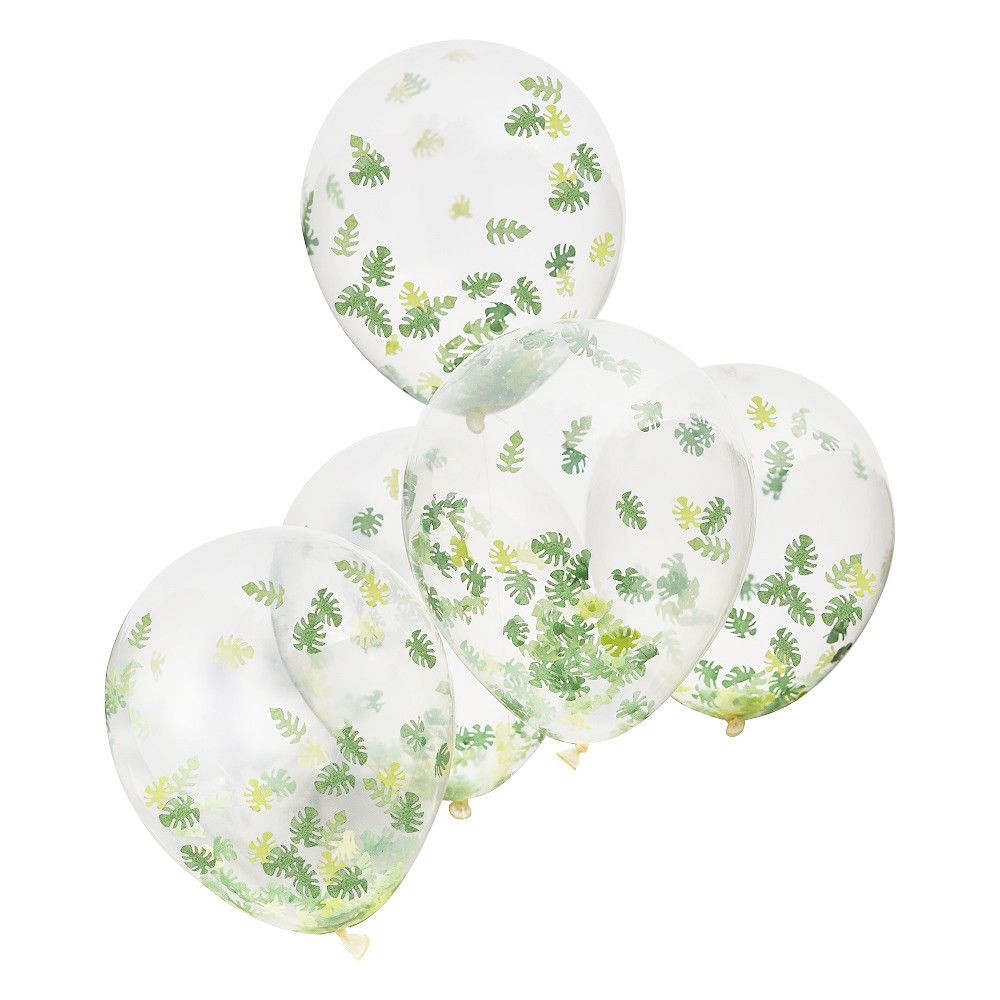 5 ballons "aventure" -  30 cm