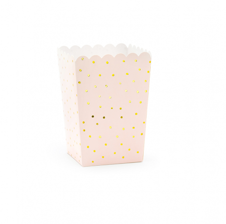 6 Boîtes à pop -corn Dots -...