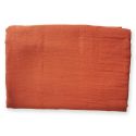 Drapé en mousseline de coton "terre cuite" - 300 cm