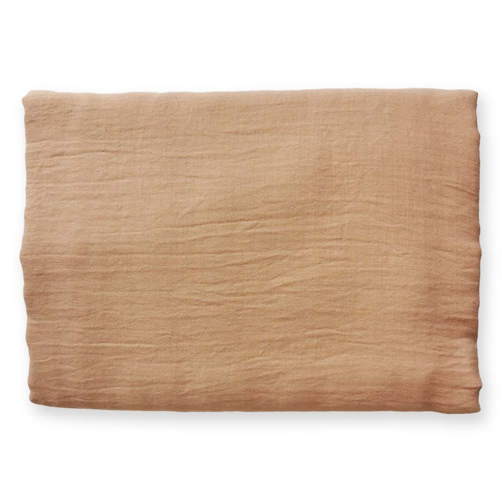 Drapé en mousseline de coton "fauve" - 300 cm