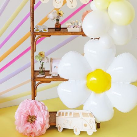Ballon mylar "fleur...