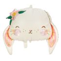 Ballon mylar "lapin fleuri" - 65 cm