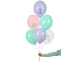 6 Ballons 30 cm - le monde marin