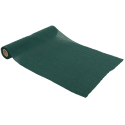 5 m chemin de table mousseline de coton "vert forêt" - 28 cm