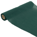 5 m chemin de table mousseline de coton "vert forêt" - 28 cm