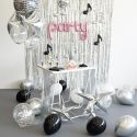 Ballon noir -  28 cm 