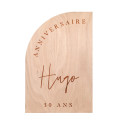 Panneau personnalisable arche "anniversaire" - matière au choix