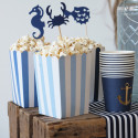6 pots popcorn bleus