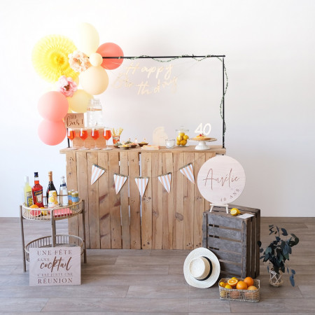 Lot De 12 éventails En Papier Rose Pêche - Décoration De Fête Pour Anniversaire, Mariage, Baby Shower