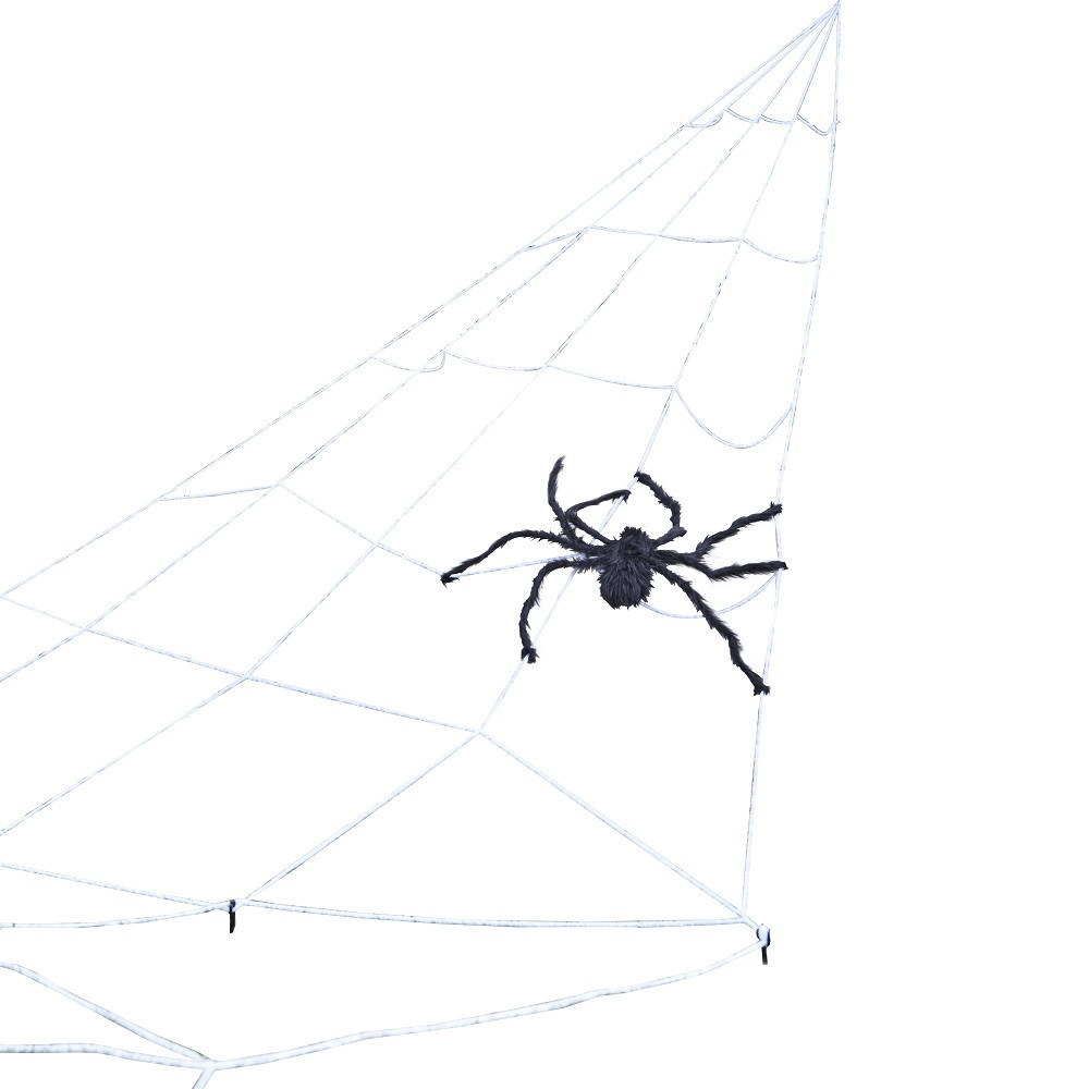 Toile et araignée géante "Halloween" - 7m
