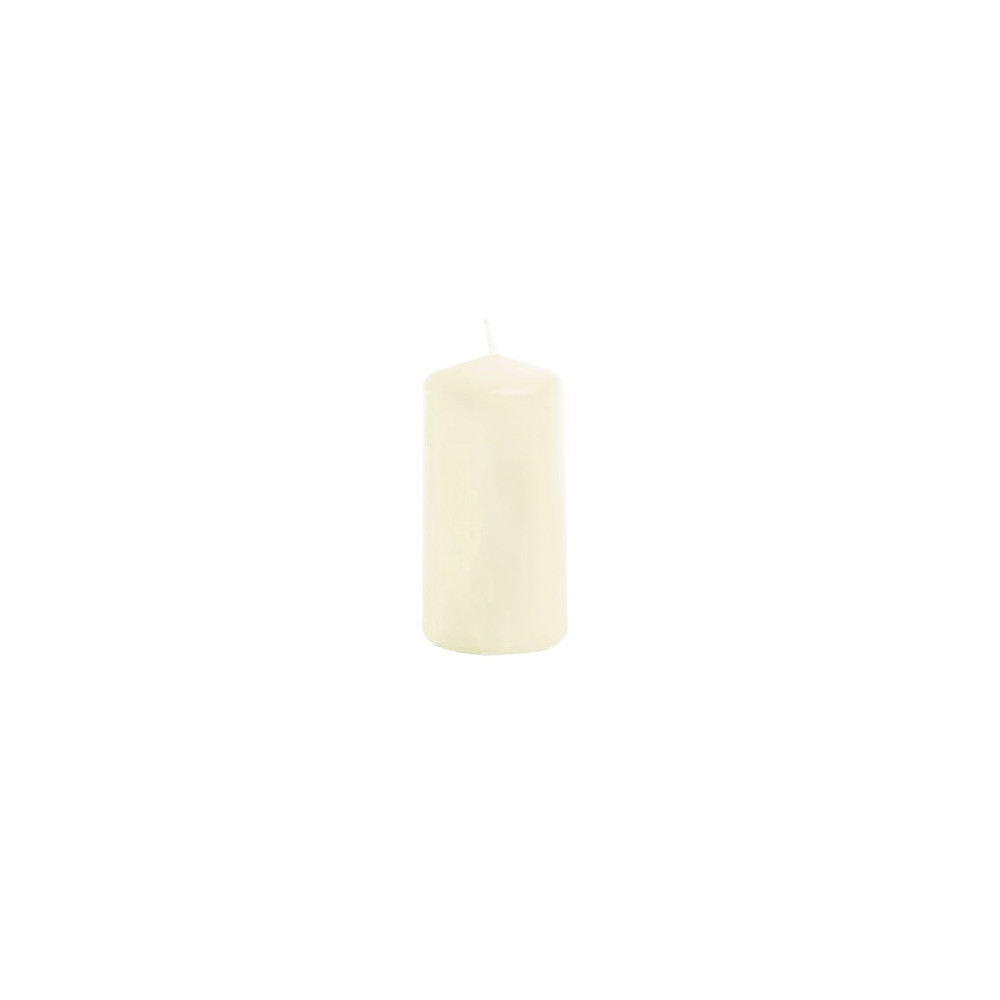 Petite bougie cylindrique ivoire - 6 cm