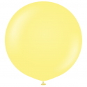 5 ballons en latex "jaune pastel" -  45 cm