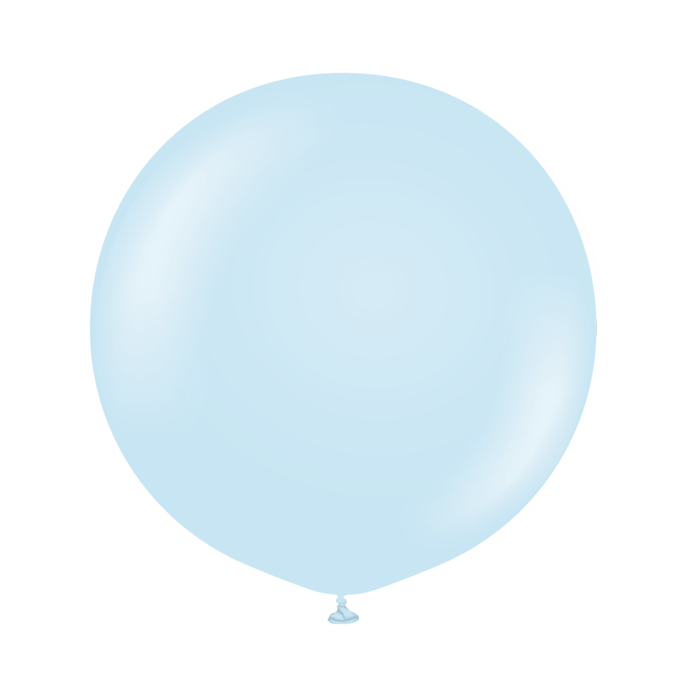Ballon en latex "bleu pastel" -  45 cm