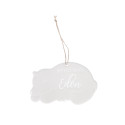 Décoration de sapin personnalisable "ourson" - plexiglas givré