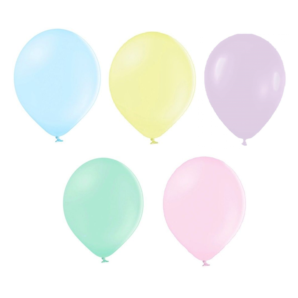 Lot de 50 ballons "pastel" -  26 cm
