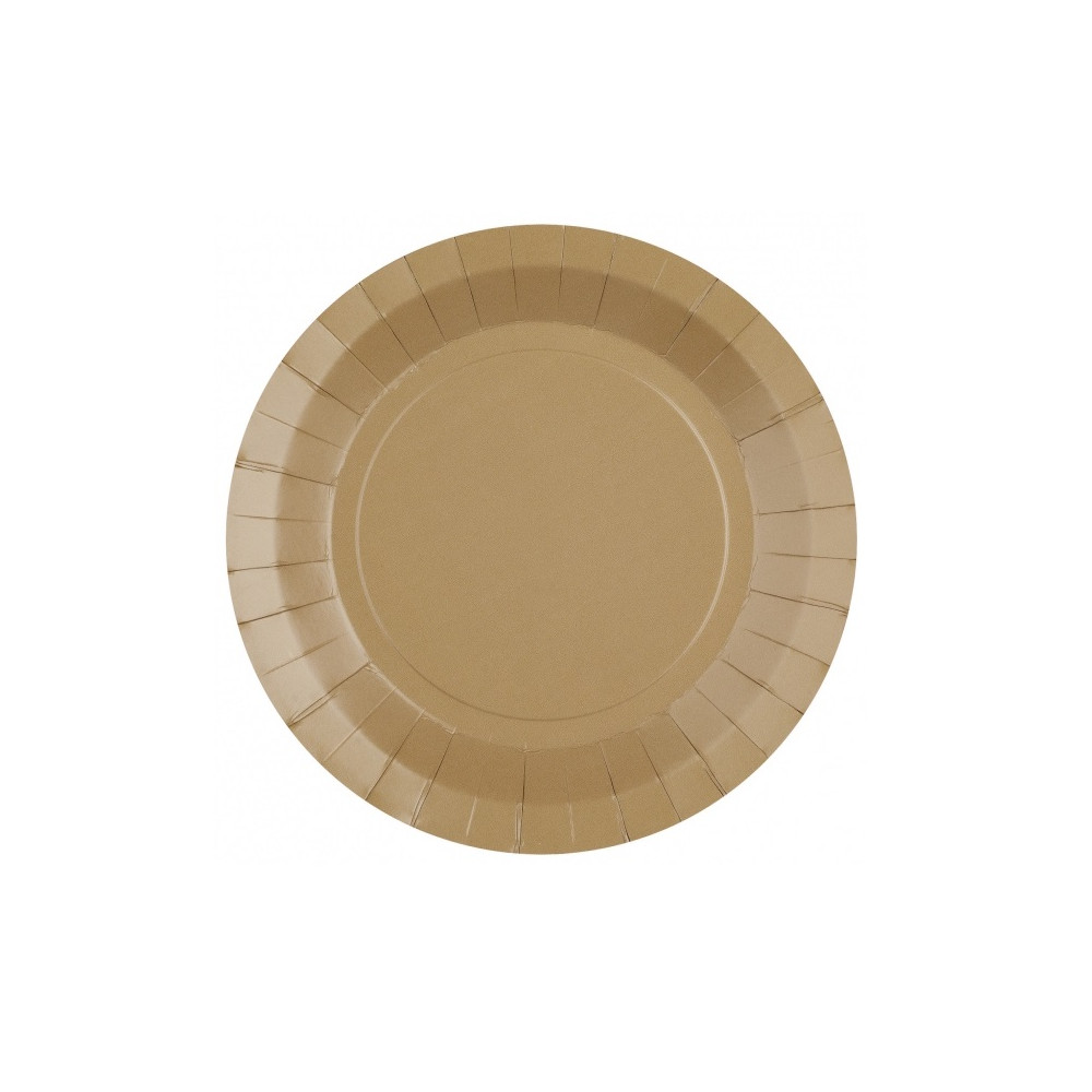 10 assiettes cappuccino - 22.5 cm