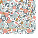 16 serviettes "liberty anémone" - 16,5 cm