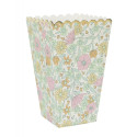 8 boites à popcorn "liberty marguerite"