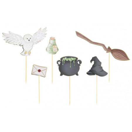 6 pics à gâteaux "école des...