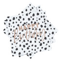 20 serviettes "dalmatien" - 16,5 cm
