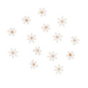 10 g confettis en papier fleurs "marguerite"