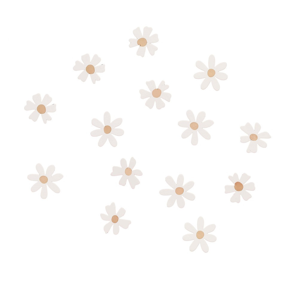 10 g confettis en papier fleurs "marguerite"