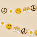 Guirlande "Peace Love Party" - 2,5 m
