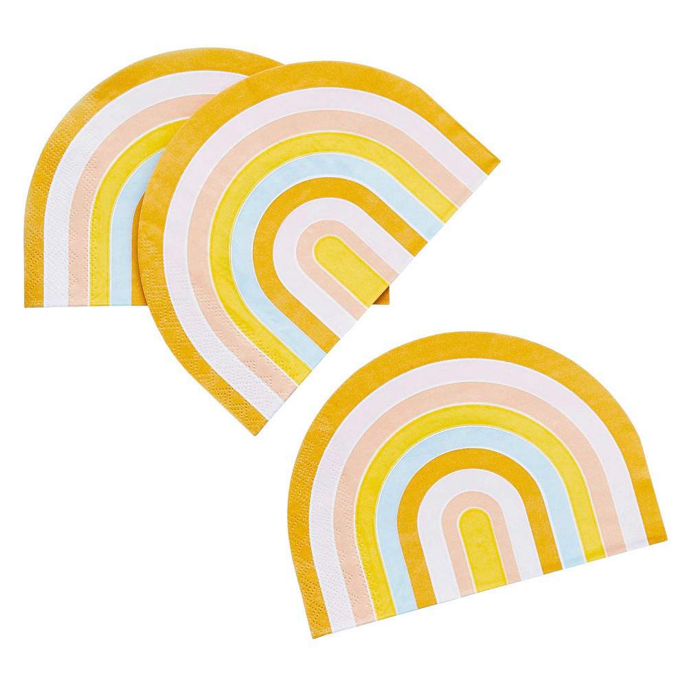 16 serviettes "Peace Love Party"