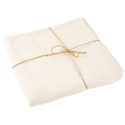 Nappe en gaze de coton "crème" - 240 cm