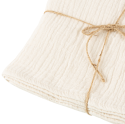 4 serviettes en gaze de coton "crème"