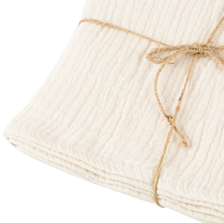 4 serviettes en gaze de...