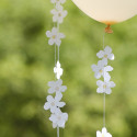 5 guirlandes de fleurs pour ballons "Hello spring" - 5 m