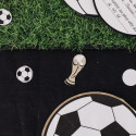 16 serviettes "ballon de foot" - 26 cm
