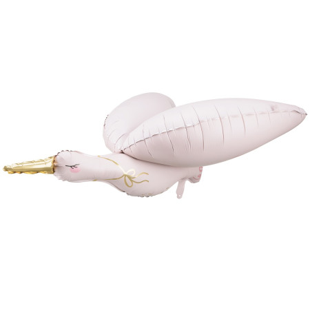 Ballon mylar Cigogne - rose...