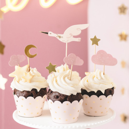7 Cupcake Cake topper -...