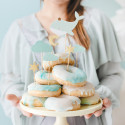 7 Cupcake Cake topper - Baleine