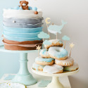 7 Cupcake Cake topper - Baleine